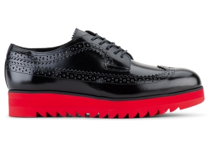 Onitsuka Tiger Brogue Schwarz Rot | QDC-140572