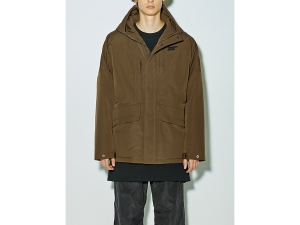 Onitsuka Tiger Down Jacket Olivgrün | TIQ-597463