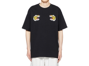 Onitsuka Tiger Graphic Tee Schwarz | ATP-870523