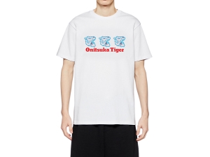 Onitsuka Tiger Graphic Tee Weiß | XJG-648971