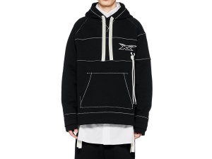 Onitsuka Tiger Hoodie Schwarz | QEK-582497