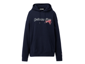 Onitsuka Tiger Hoodie Top Navy | FBO-192048