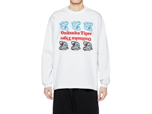 Onitsuka Tiger Ls Graphic Tee Weiß | GQK-071452