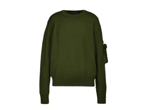 Onitsuka Tiger Ls Knit Top Khaki | JOL-361745