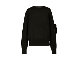 Onitsuka Tiger Ls Knit Top Schwarz | THG-235196