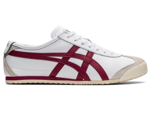 Onitsuka Tiger Mexico 66 Weiß Bordeaux | MUJ-862751