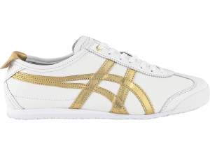 Onitsuka Tiger Mexico 66 Weiß Gold | KRX-306841